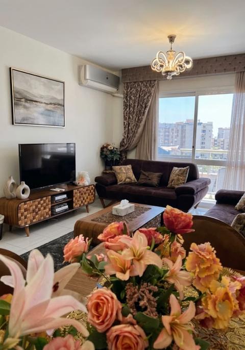 Furnished 3-BR apartment • Madinaty b6